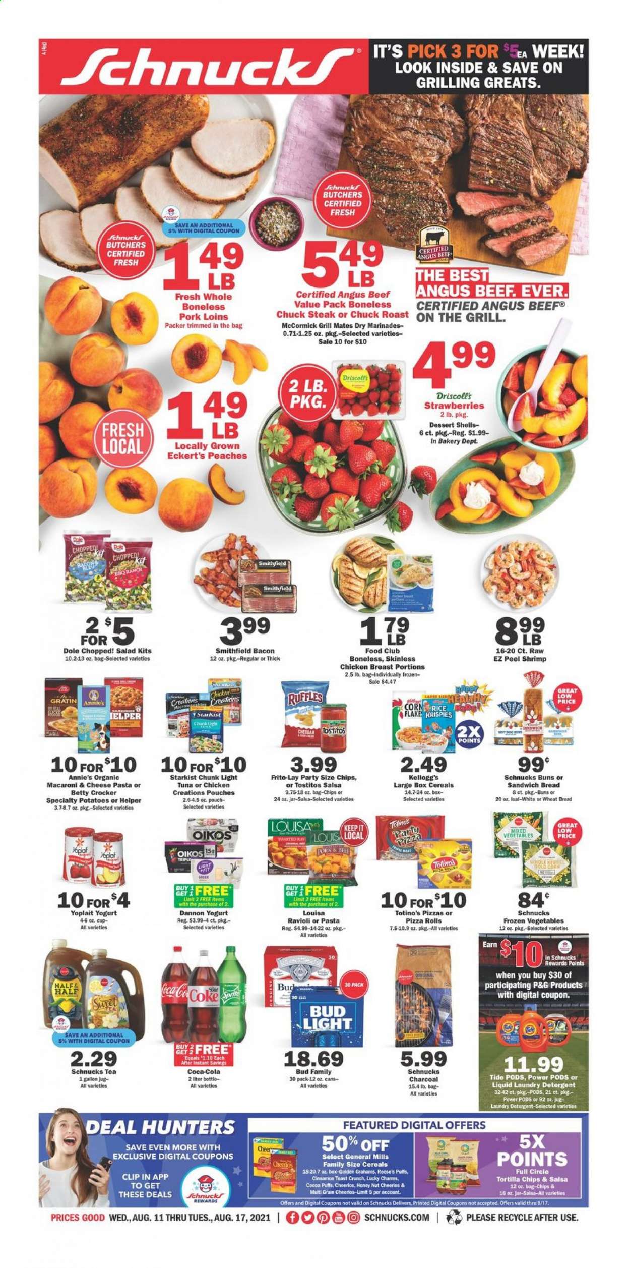 Schnucks ad - 08/11/2021 - 08/17/2021. Page 1