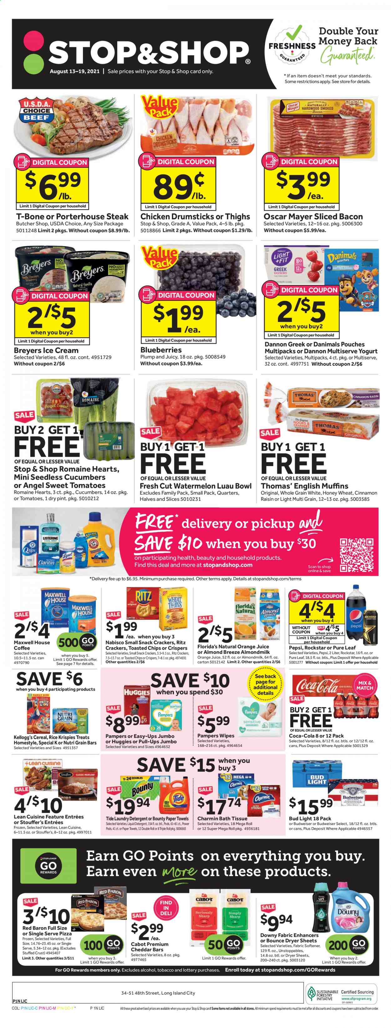 Stop & Shop ad - 08/13/2021 - 08/19/2021. Page 1