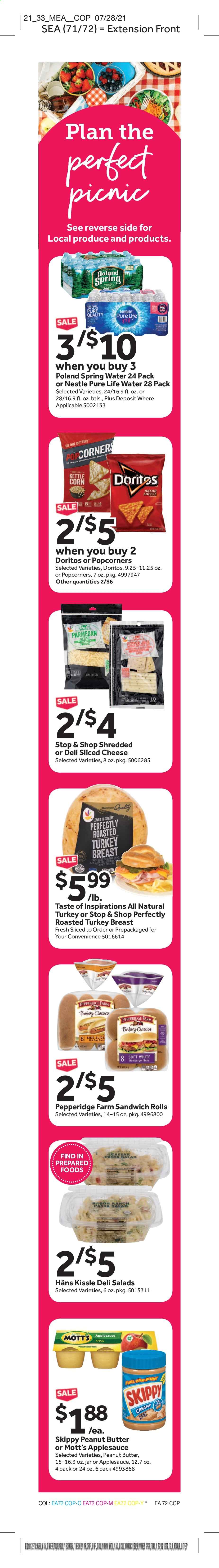 Stop & Shop ad - 08/13/2021 - 08/19/2021. Page 2