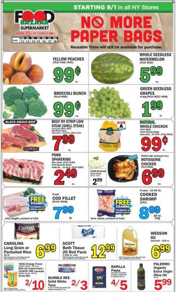 Food Bazaar Ridgewood 1590 Gates Ave Opening Hours And Ad From 11 26