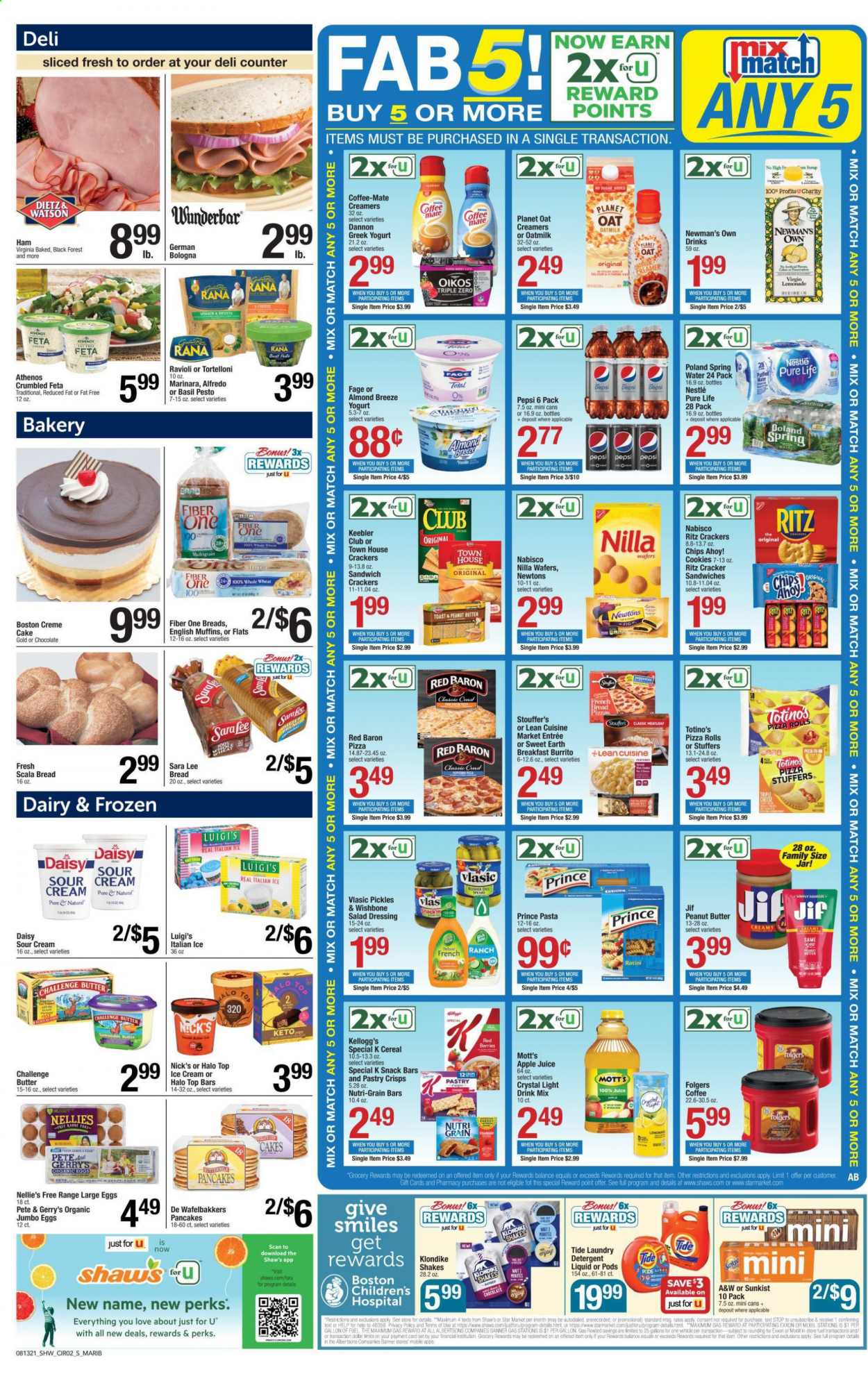 Shaw’s ad - 08/13/2021 - 08/19/2021. Page 2