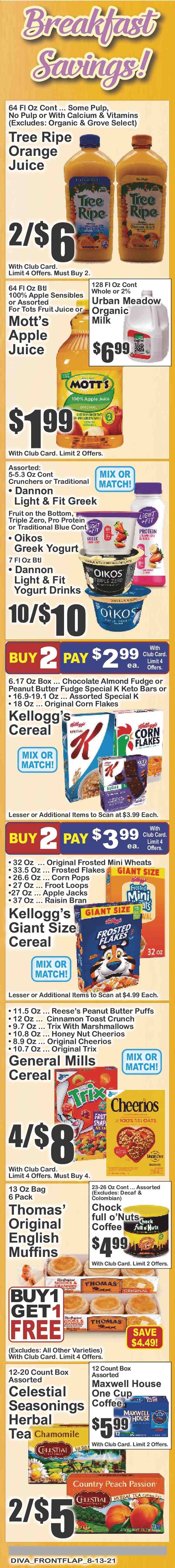 Key Food ad - 08/13/2021 - 08/19/2021. Page 7
