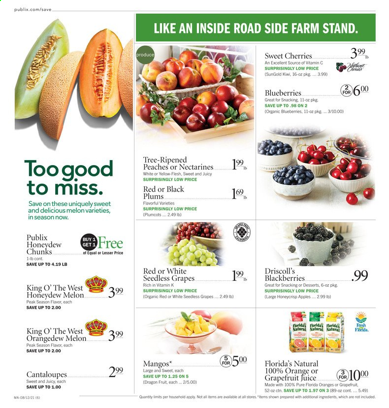 Publix ad - 08/12/2021 - 08/18/2021. Page 6