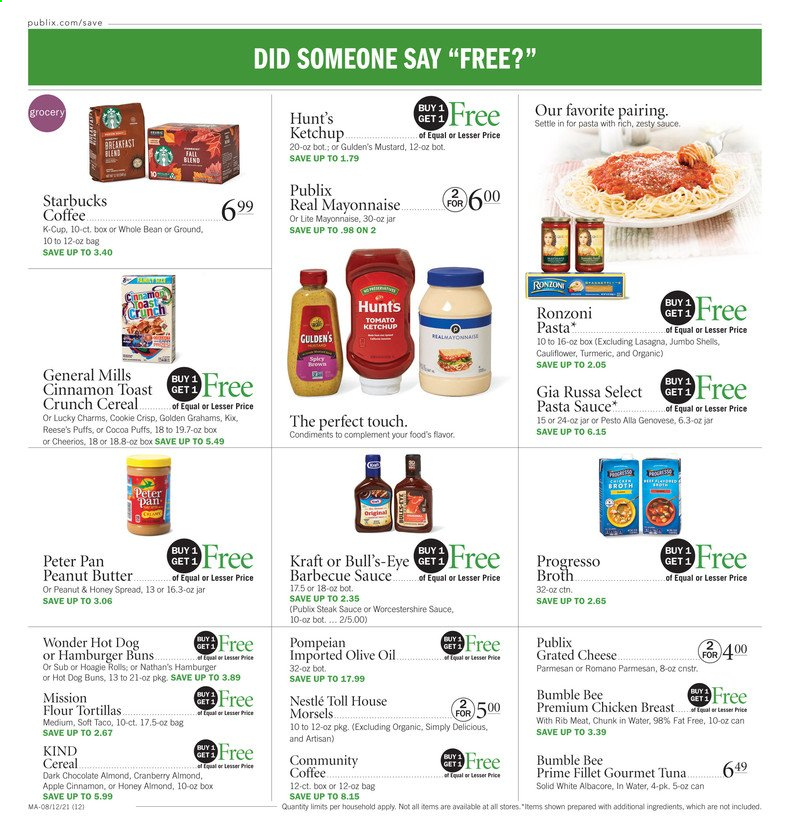 Publix ad - 08/12/2021 - 08/18/2021. Page 12