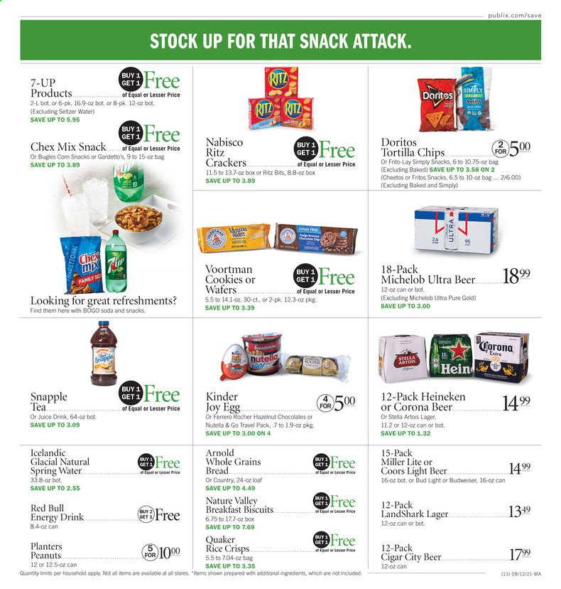 Publix ad - 08/12/2021 - 08/18/2021. Page 13