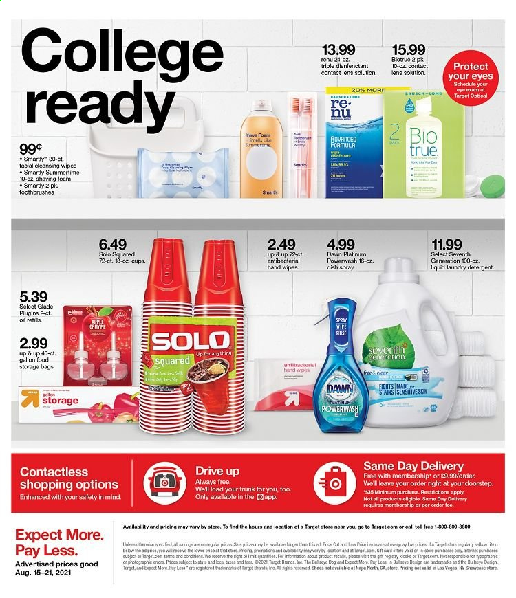 Target ad - 08/15/2021 - 08/21/2021. Page 20