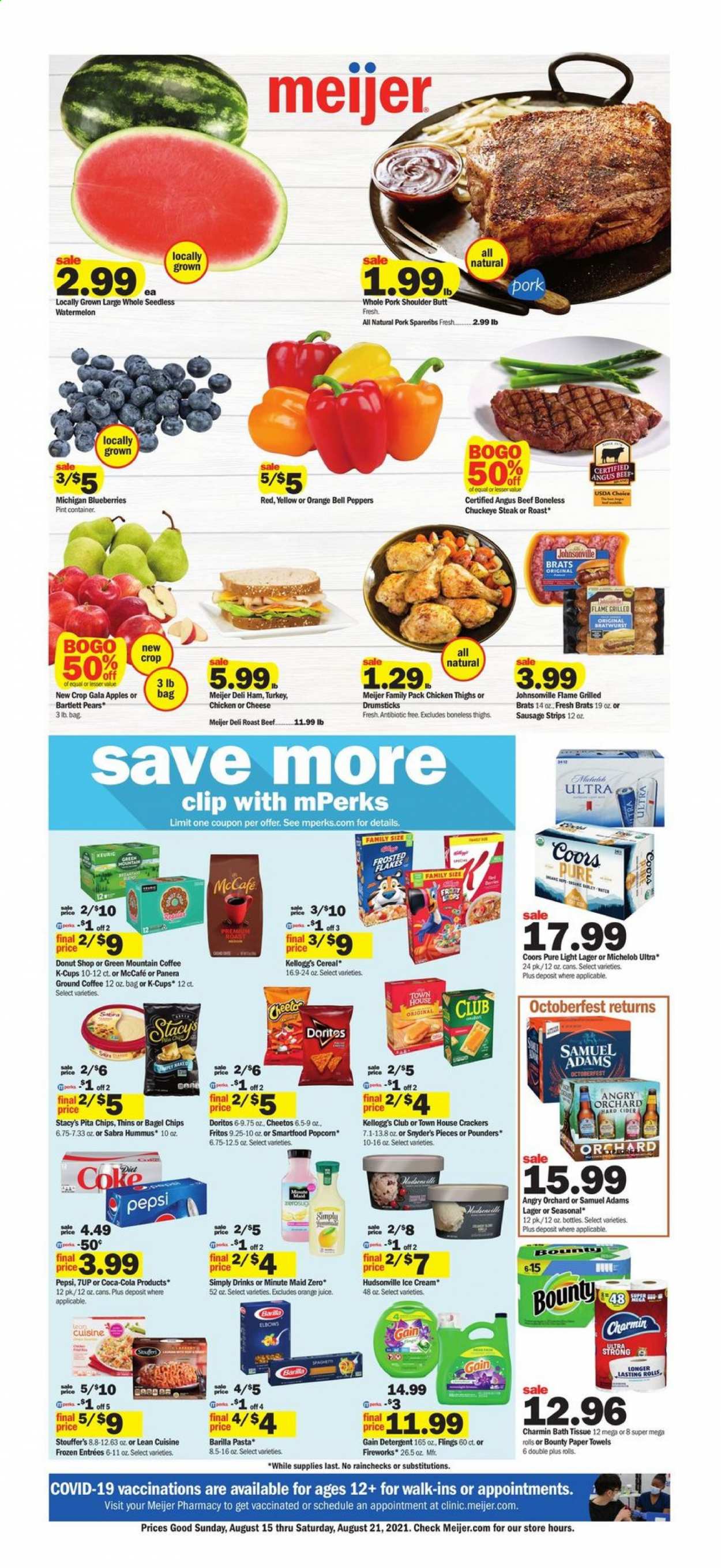 Meijer ad - 08/15/2021 - 08/21/2021. Page 1