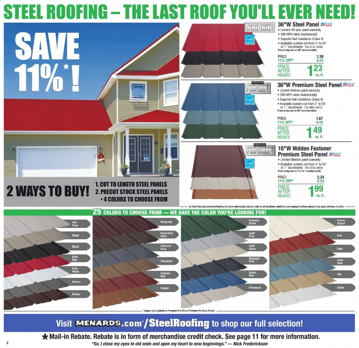 Menards ad - 08/12/2021 - 08/21/2021. Page 2