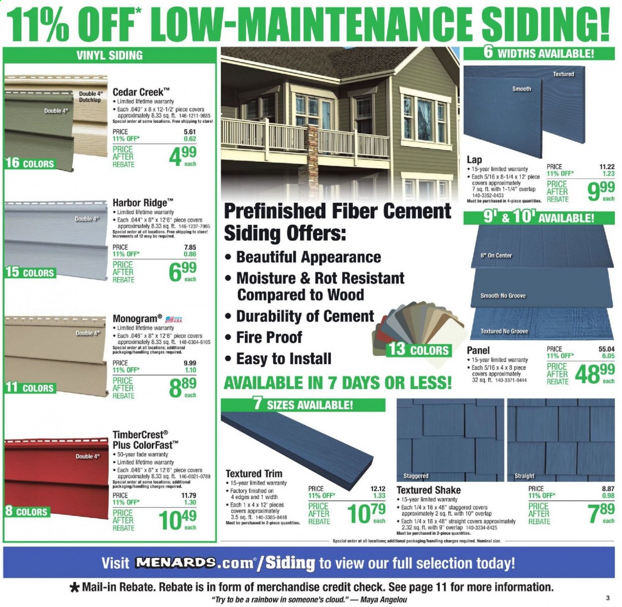 Menards ad - 08/12/2021 - 08/21/2021. Page 3