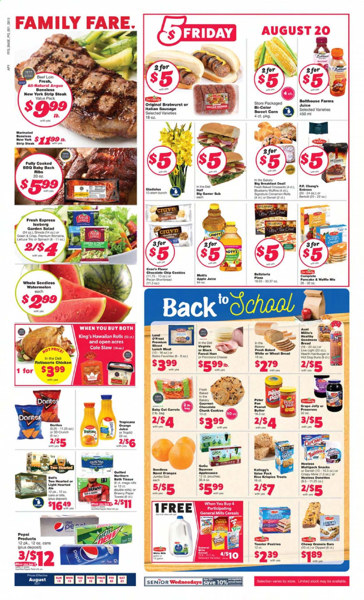 Family Fare ad - 08/15/2021 - 08/21/2021. Page 1