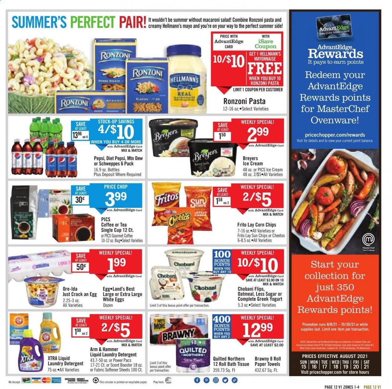 Price Chopper ad - 08/15/2021 - 08/21/2021. Page 12