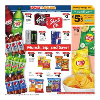Family Dollar Flyer - 08.15.2021 - 08.21.2021.
