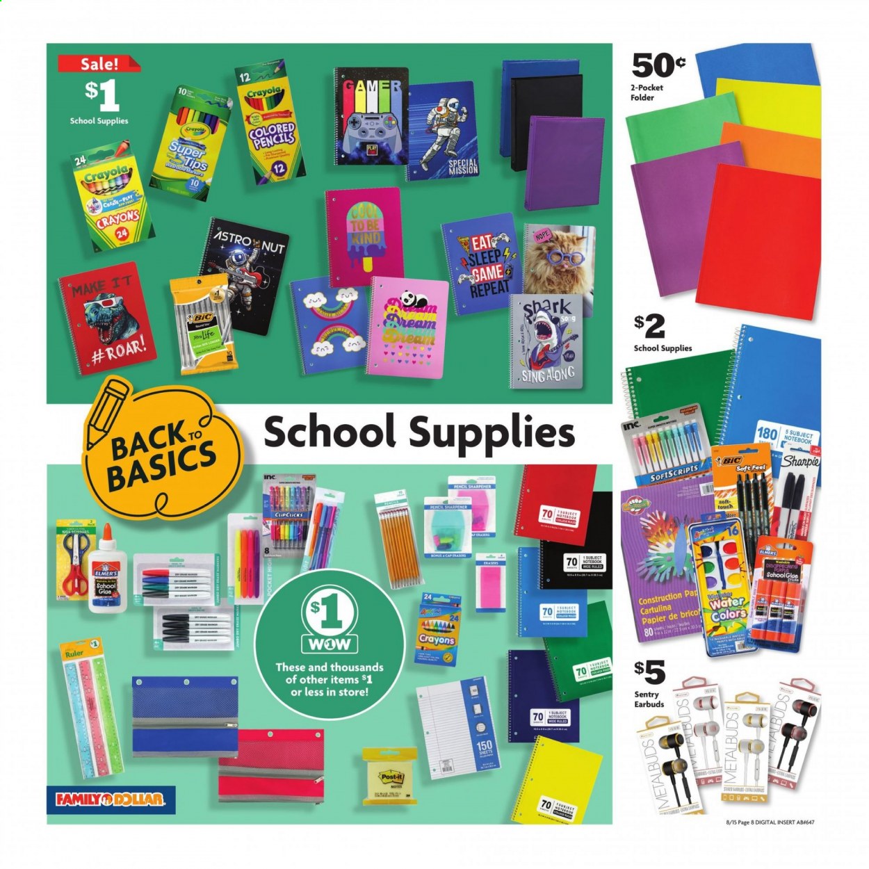 Family Dollar ad - 08/15/2021 - 08/21/2021. Page 8