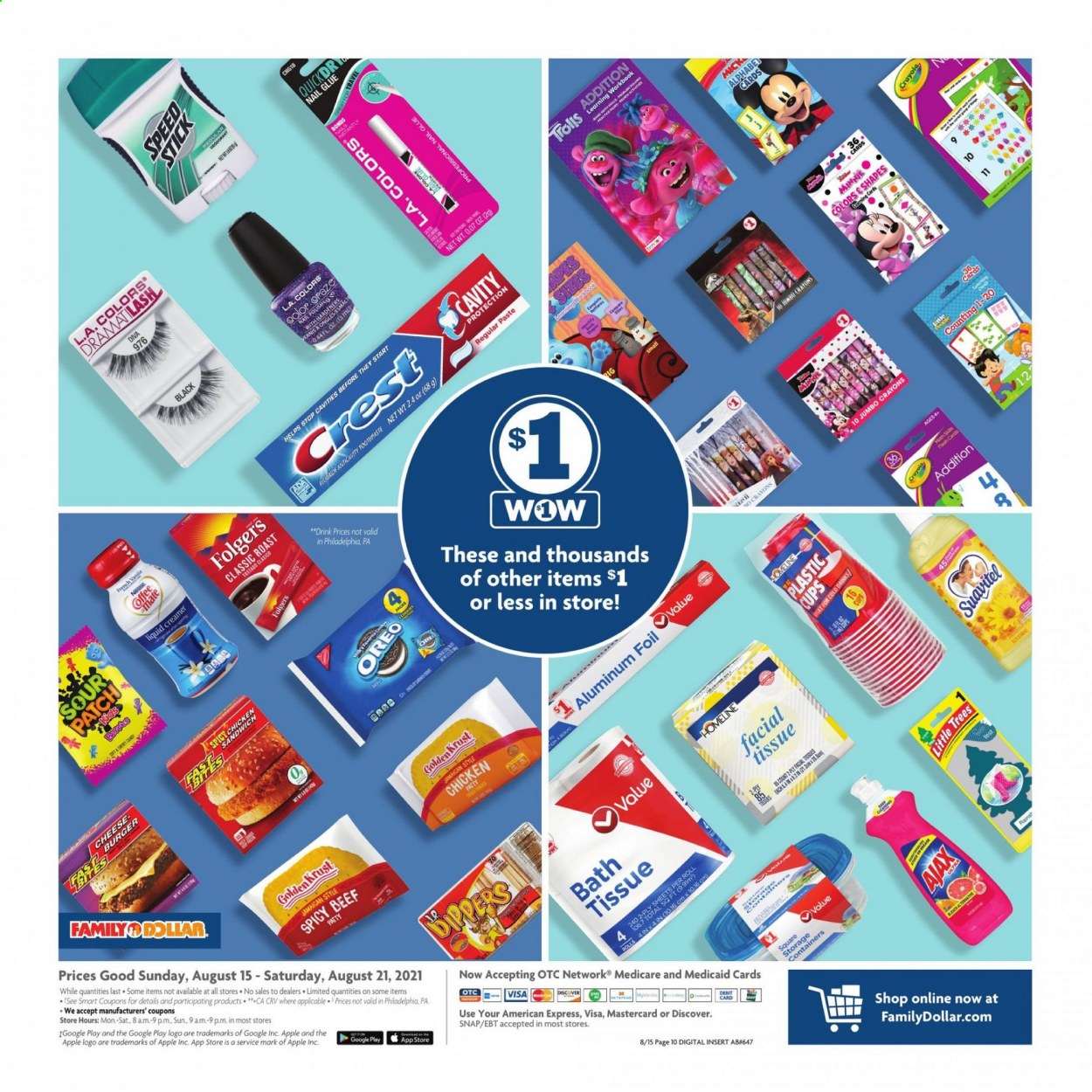 Family Dollar ad - 08/15/2021 - 08/21/2021. Page 13