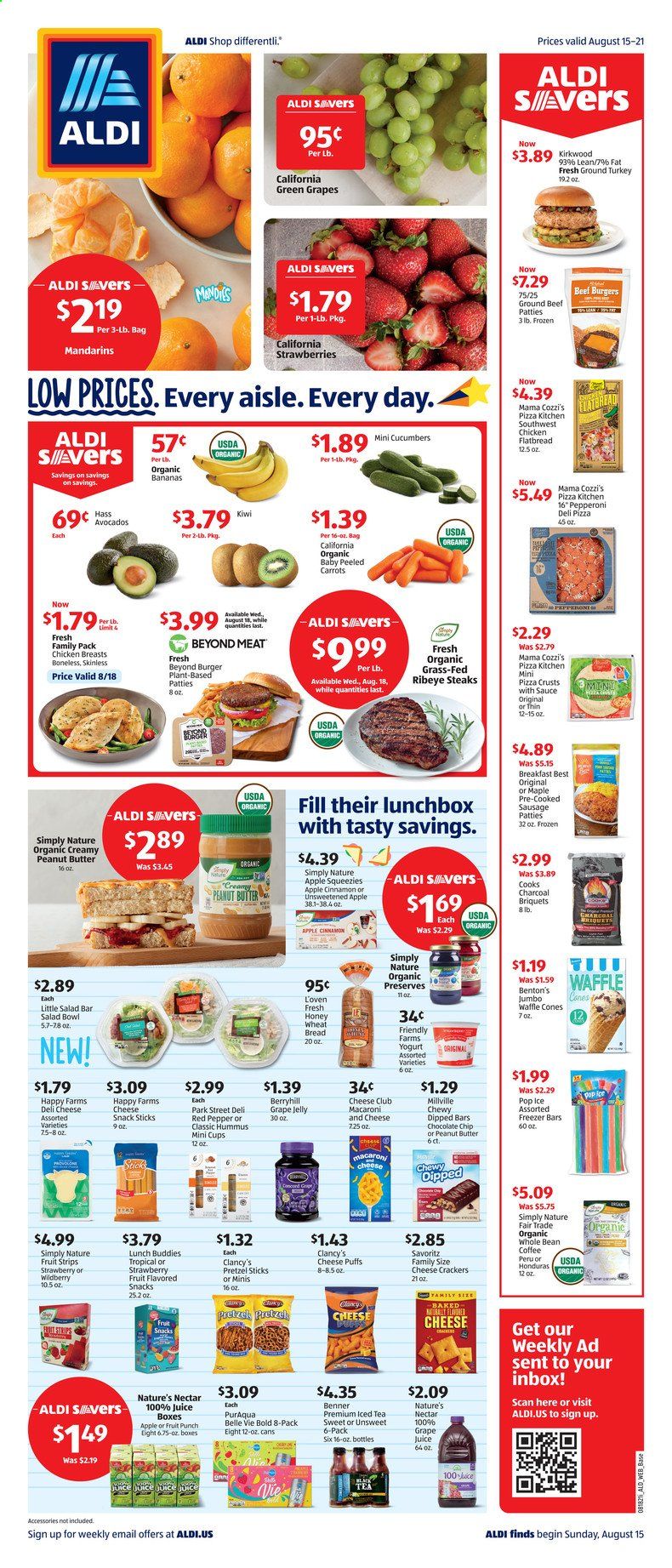 ALDI ad - 08/15/2021 - 08/21/2021. Page 1