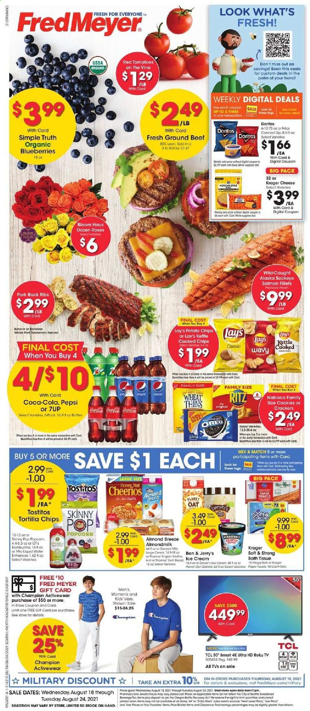 Fred Meyer ad - 08/18/2021 - 08/24/2021. Page 1
