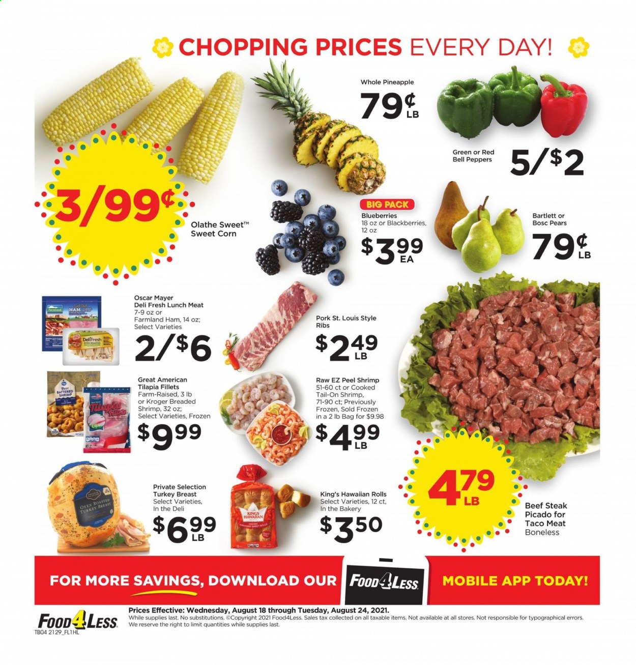 Food 4 Less ad - 08/18/2021 - 08/24/2021. Page 4