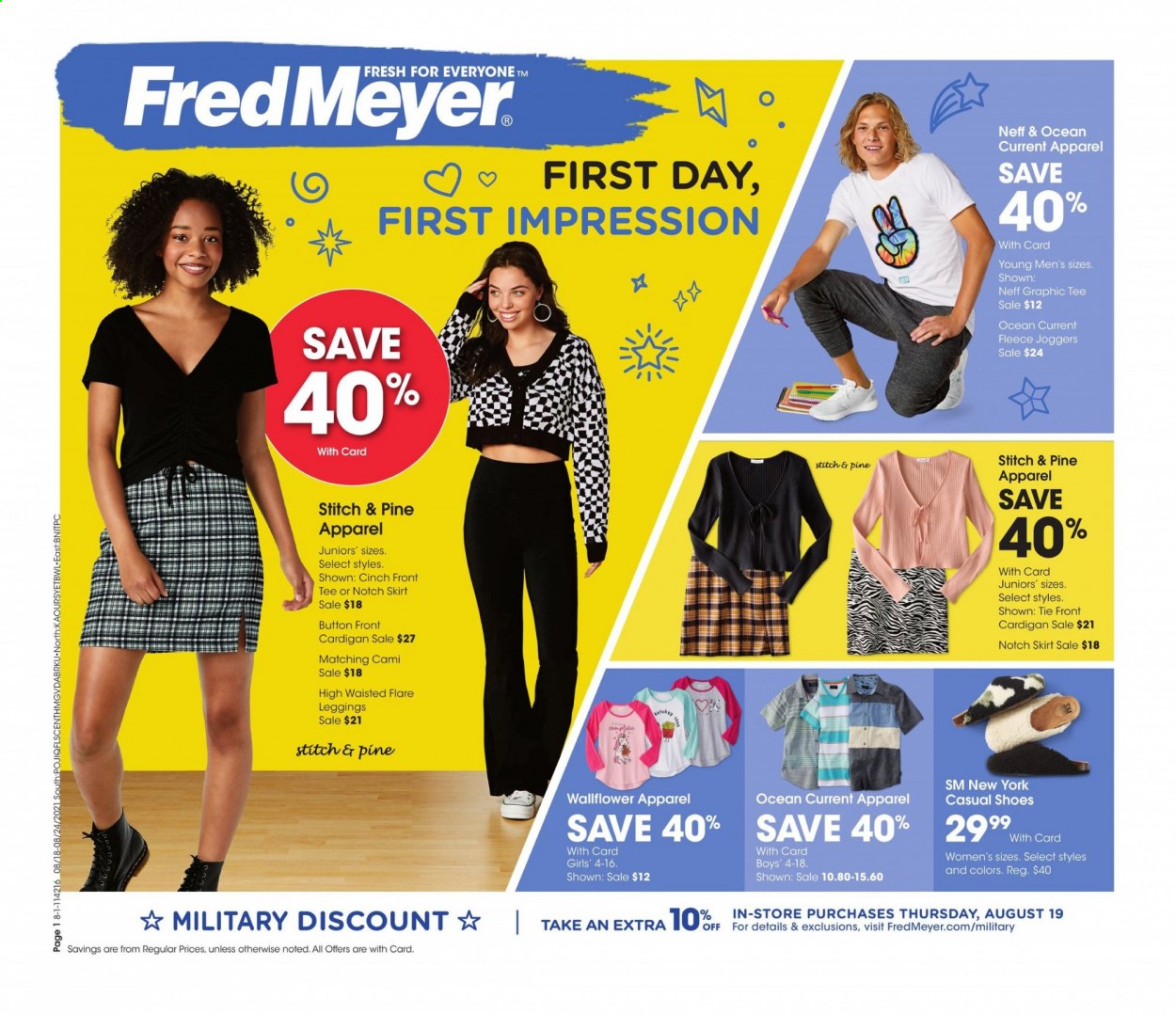 Fred Meyer ad - 08/18/2021 - 08/24/2021. Page 1