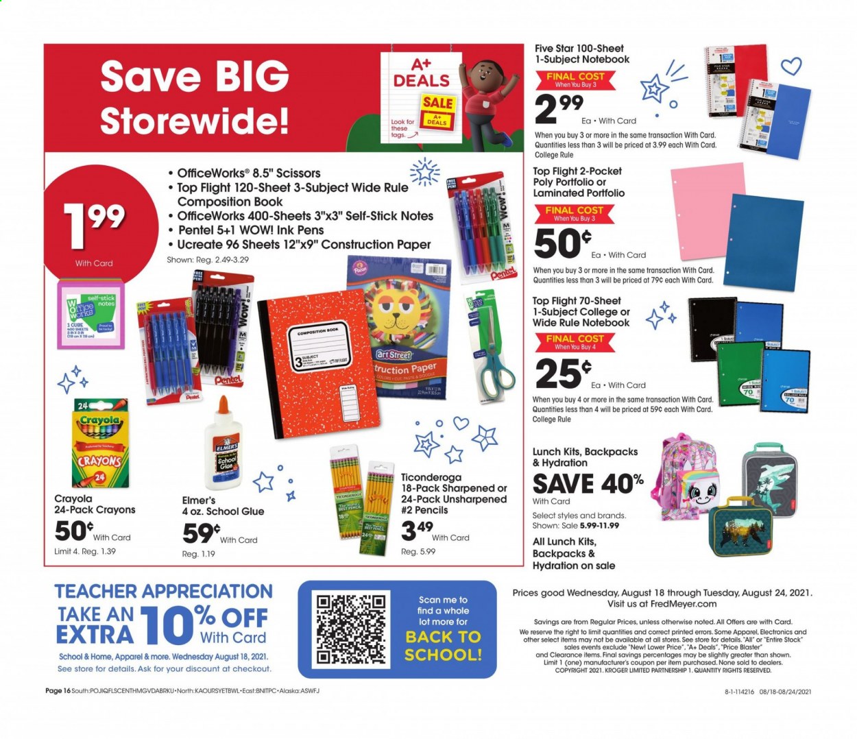 Fred Meyer ad - 08/18/2021 - 08/24/2021. Page 16