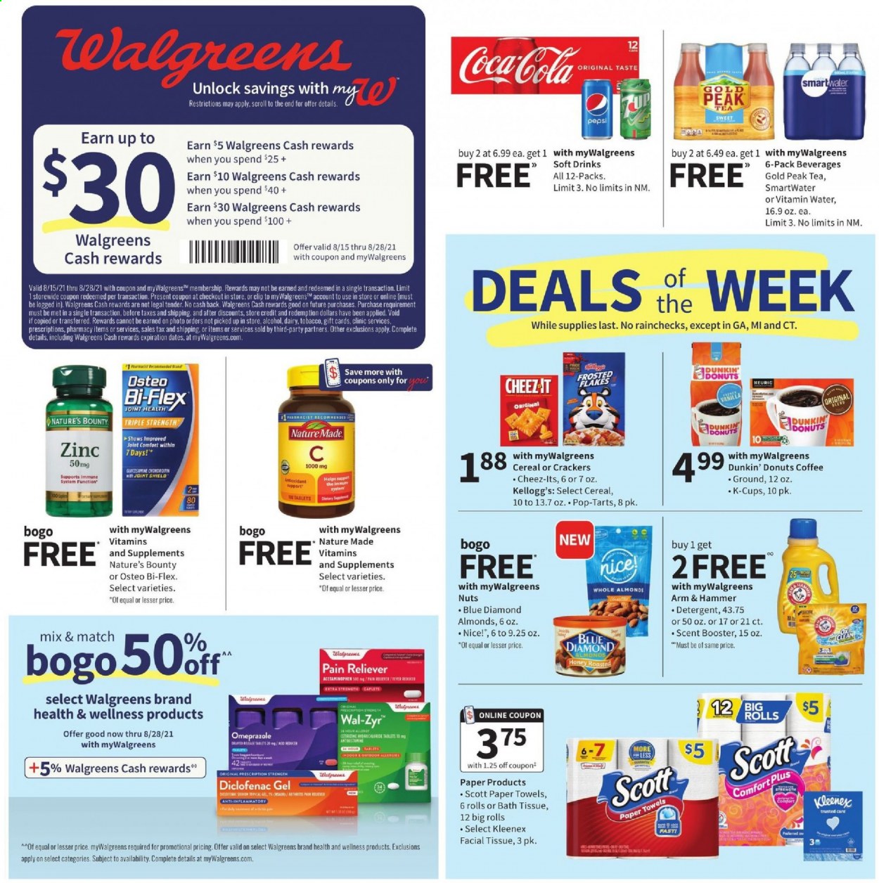 Walgreens ad - 08/22/2021 - 08/28/2021. Page 1