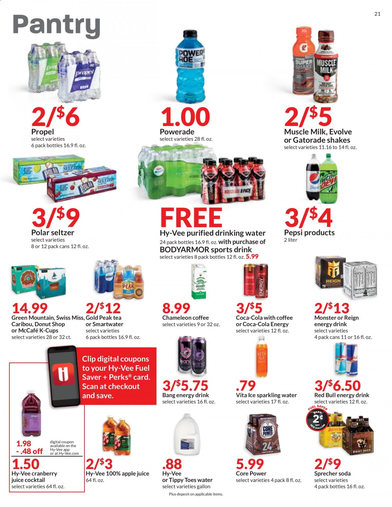 Hy-Vee ad - 08/18/2021 - 08/24/2021. Page 21