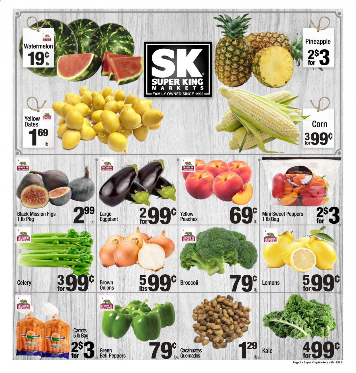 Super King Markets ad - 08/18/2021 - 08/24/2021. Page 1