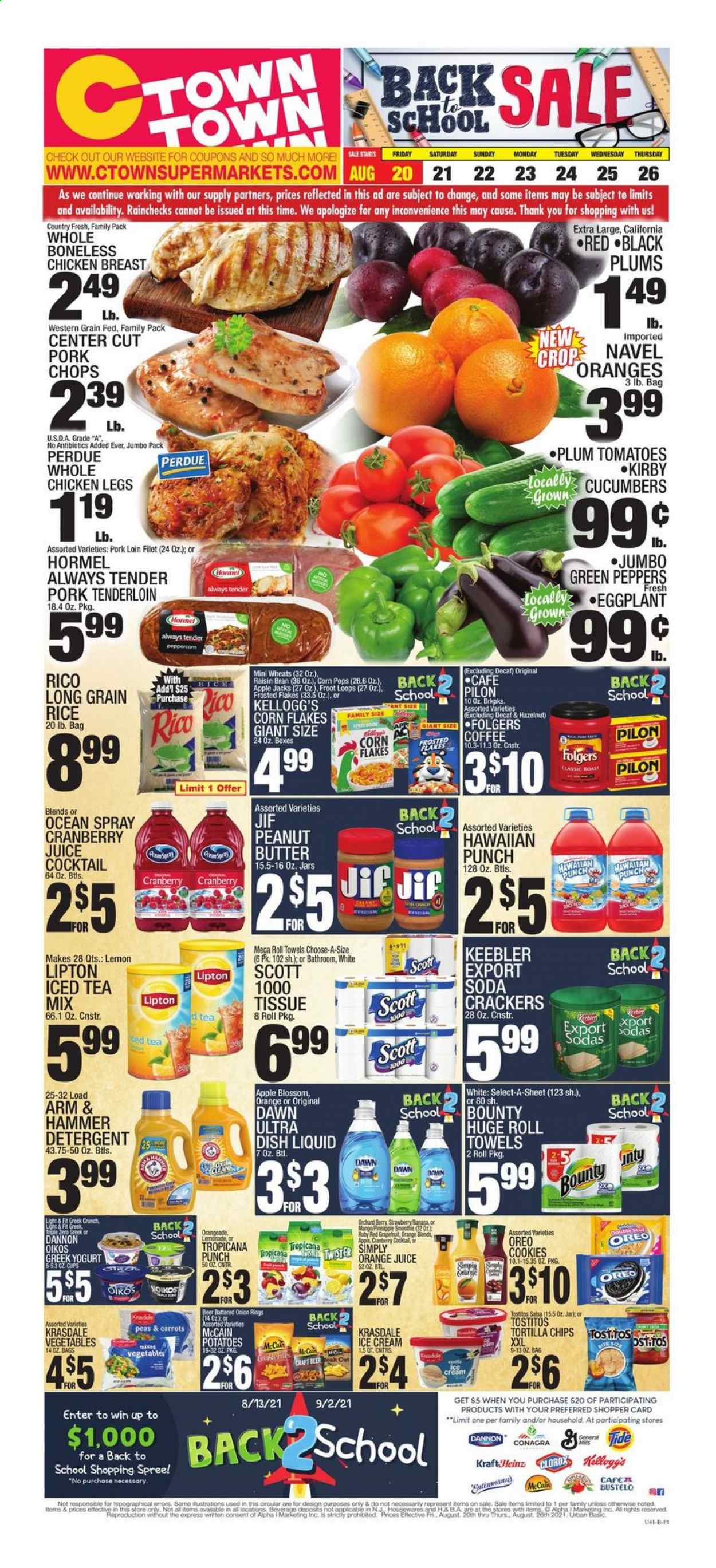 C-Town ad - 08/20/2021 - 08/26/2021. Page 1