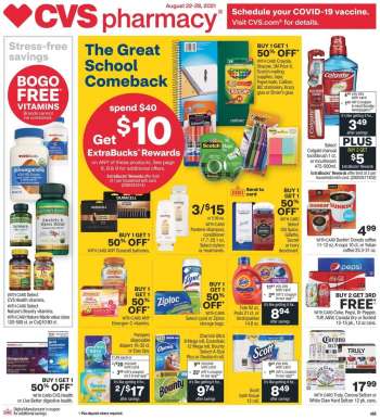 CVS Pharmacy Flyer - 08.22.2021 - 08.28.2021.