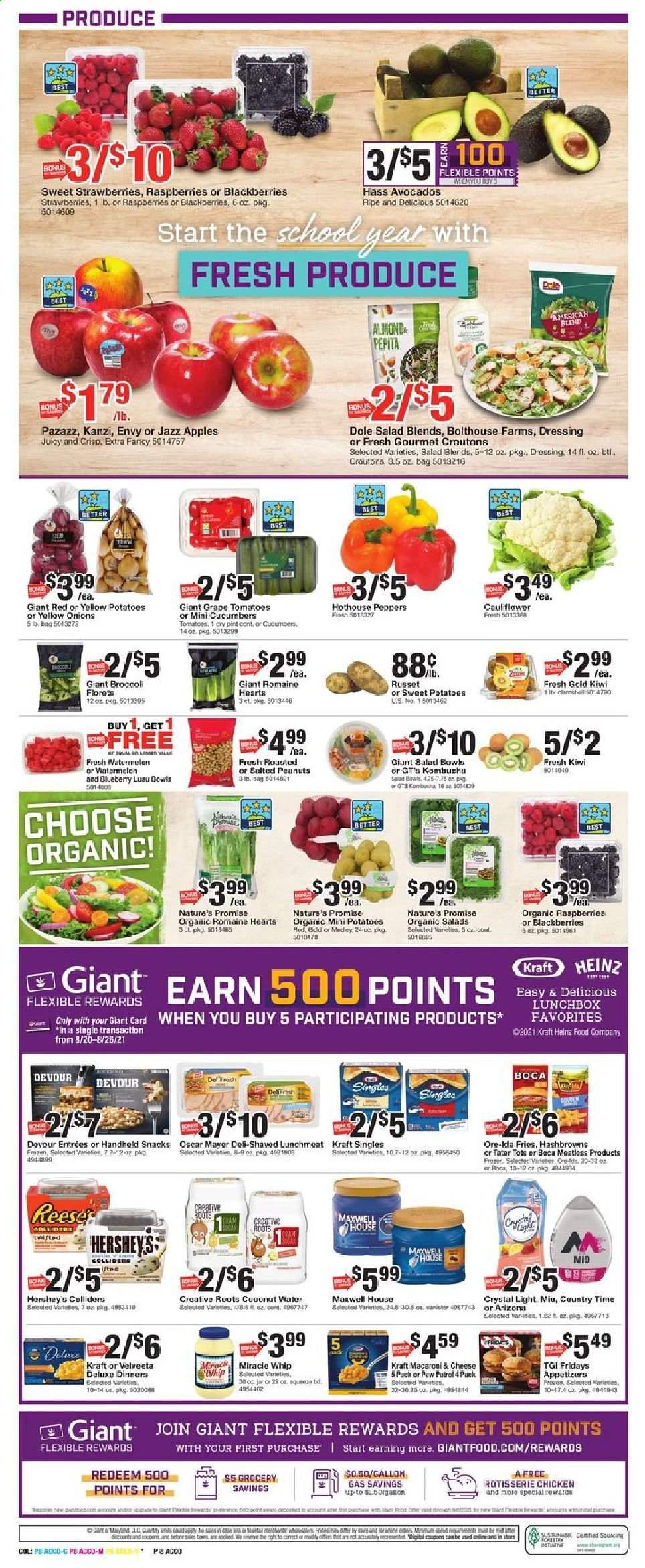 Giant Food ad - 08/20/2021 - 08/26/2021. Page 8