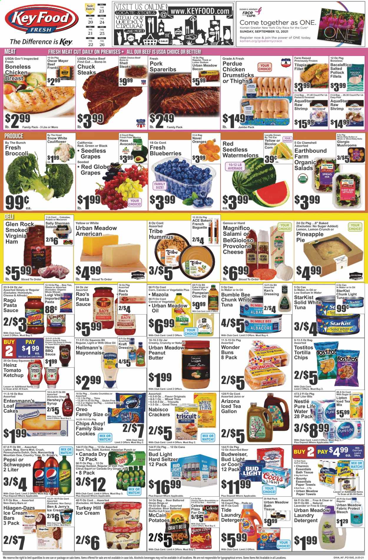 Key Food ad - 08/20/2021 - 08/26/2021. Page 1