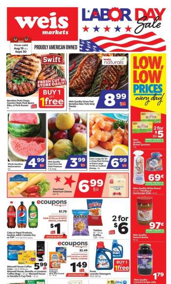 Weis Flyer - 08.19.2021 - 08.30.2021.