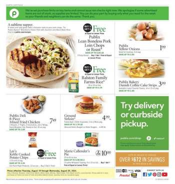 Publix Flyer - 08.19.2021 - 08.25.2021.