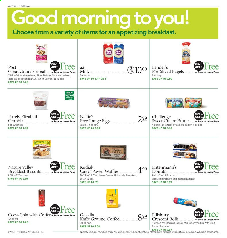 Publix ad - 08/19/2021 - 08/25/2021. Page 2