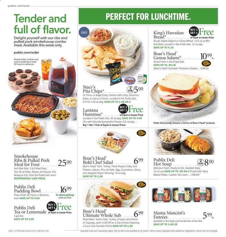 Publix ad - 08/19/2021 - 08/25/2021. Page 8