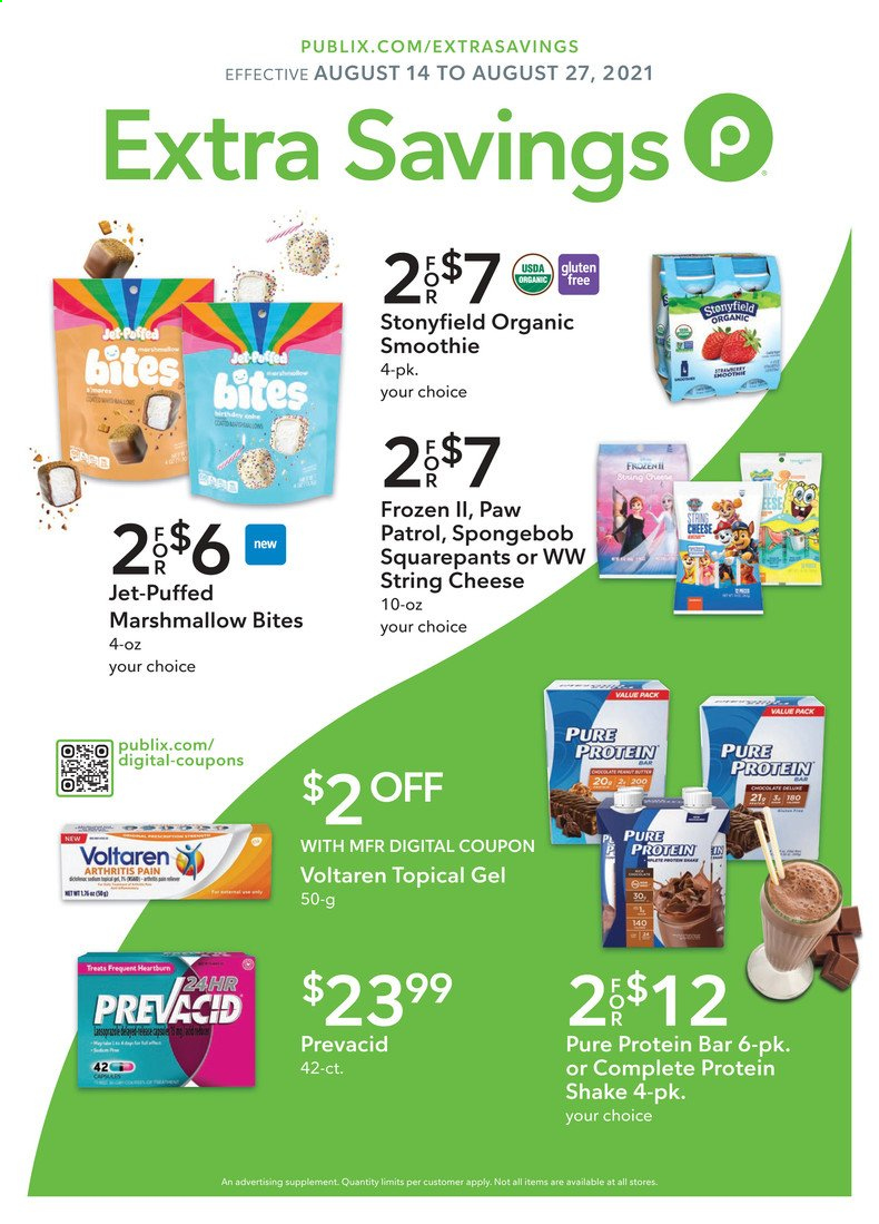 Publix ad - 08/14/2021 - 08/27/2021. Page 1