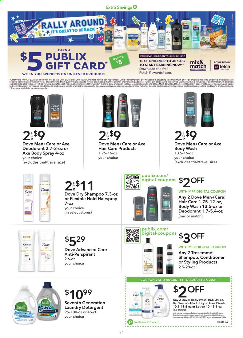 Publix ad - 08/14/2021 - 08/27/2021. Page 12