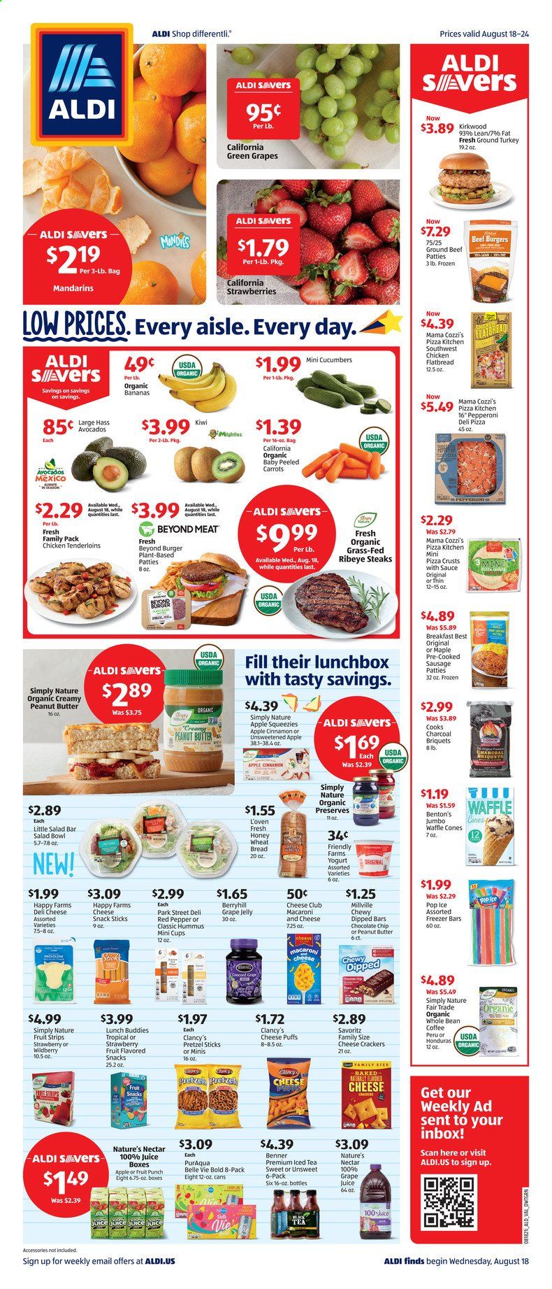 ALDI ad - 08/18/2021 - 08/24/2021. Page 1