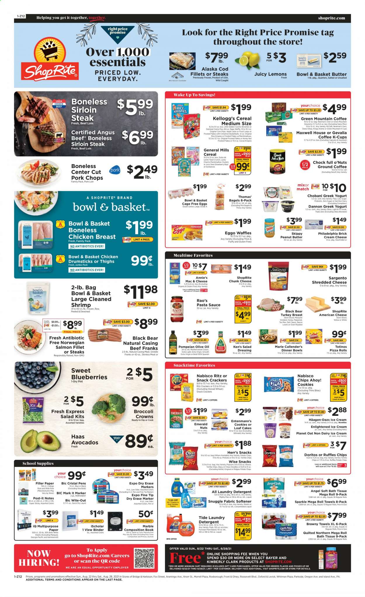 ShopRite ad - 08/22/2021 - 08/28/2021. Page 1