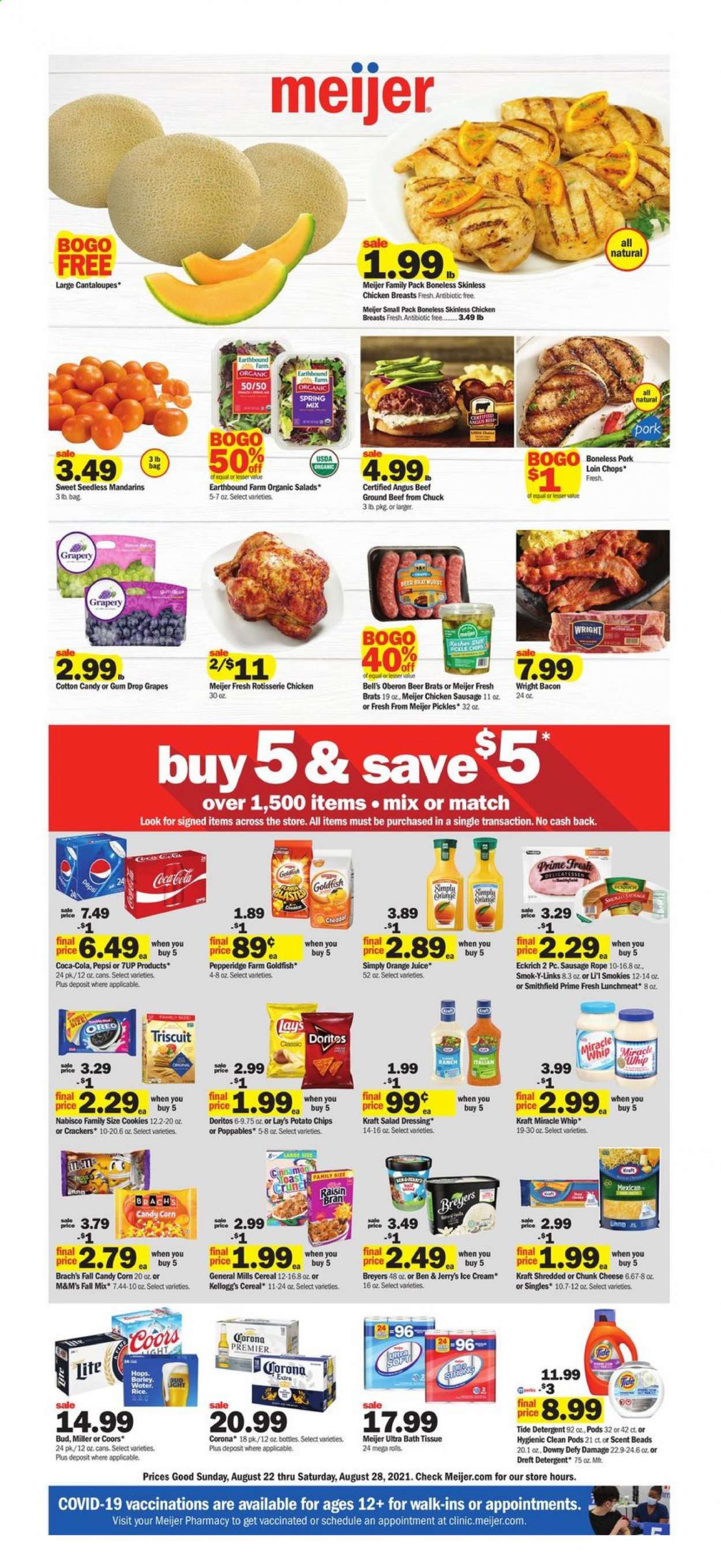 Meijer ad - 08/22/2021 - 08/28/2021. Page 1