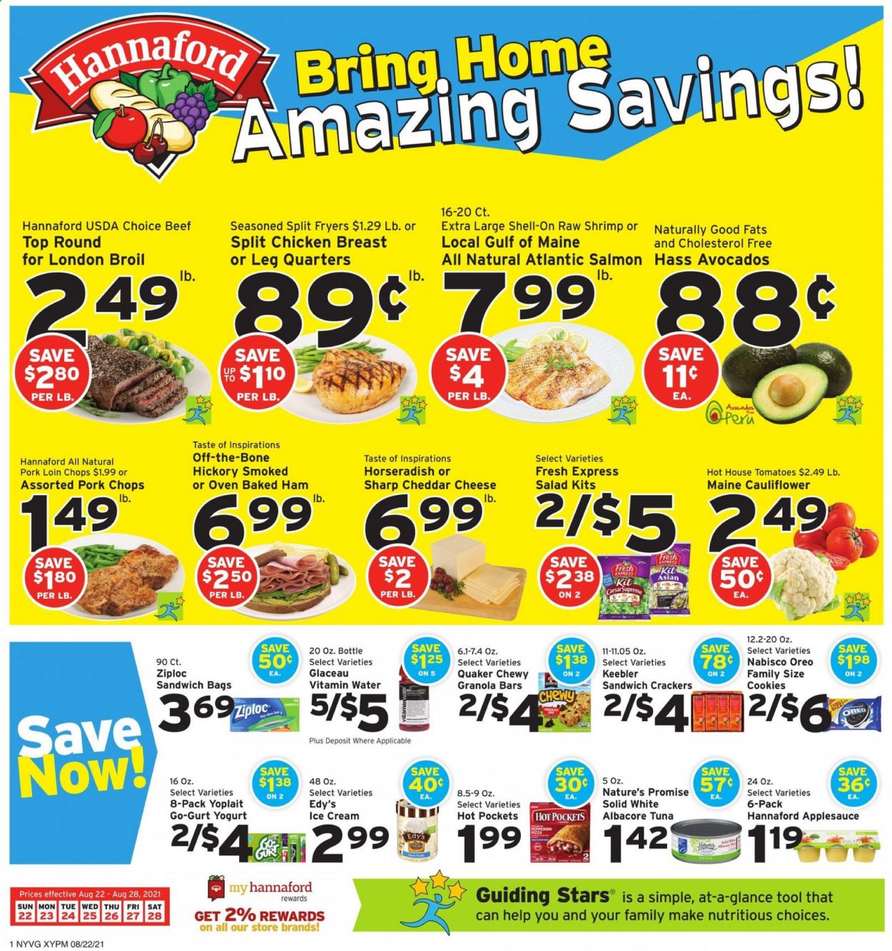Hannaford ad - 08/22/2021 - 08/28/2021. Page 1
