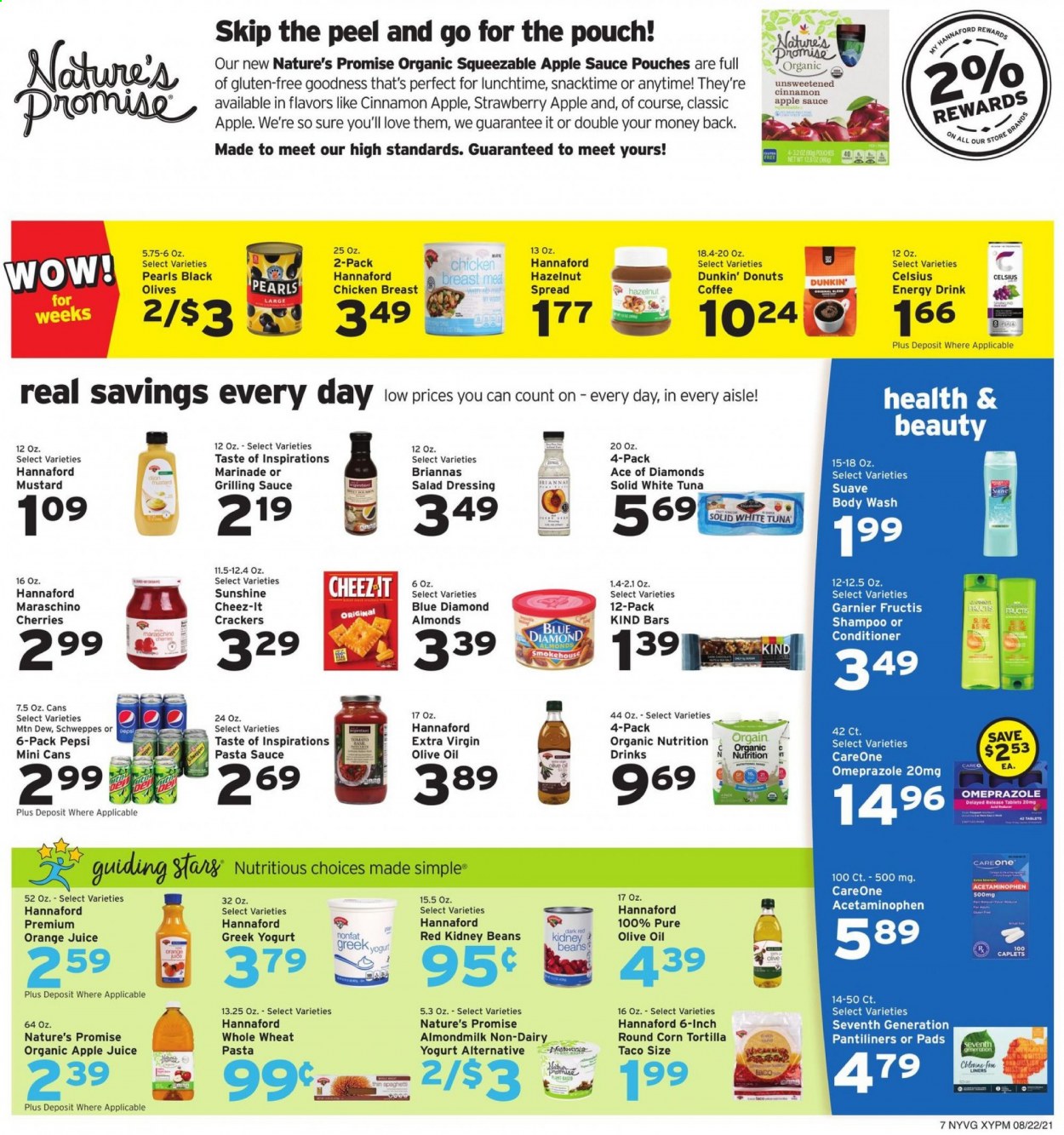 Hannaford ad - 08/22/2021 - 08/28/2021. Page 9