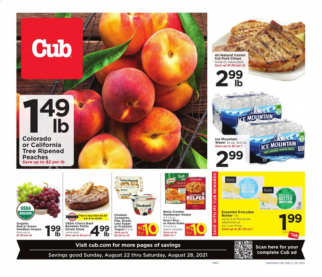 Cub Foods ad - 08/22/2021 - 08/28/2021. Page 1