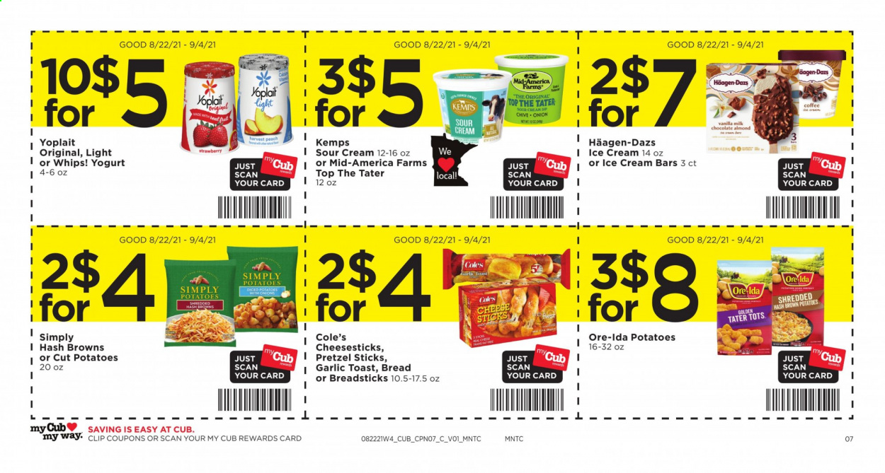 Cub Foods ad - 08/22/2021 - 09/04/2021. Page 7