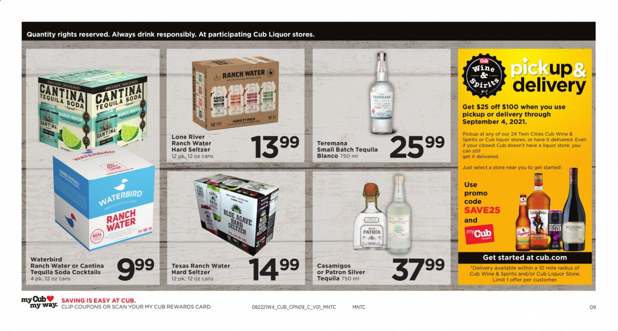 Cub Foods ad - 08/22/2021 - 09/04/2021. Page 9