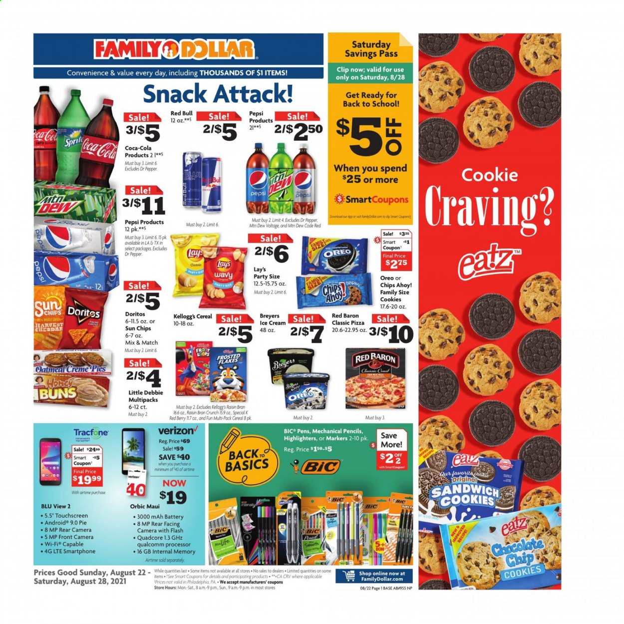 Family Dollar ad - 08/22/2021 - 08/28/2021. Page 1