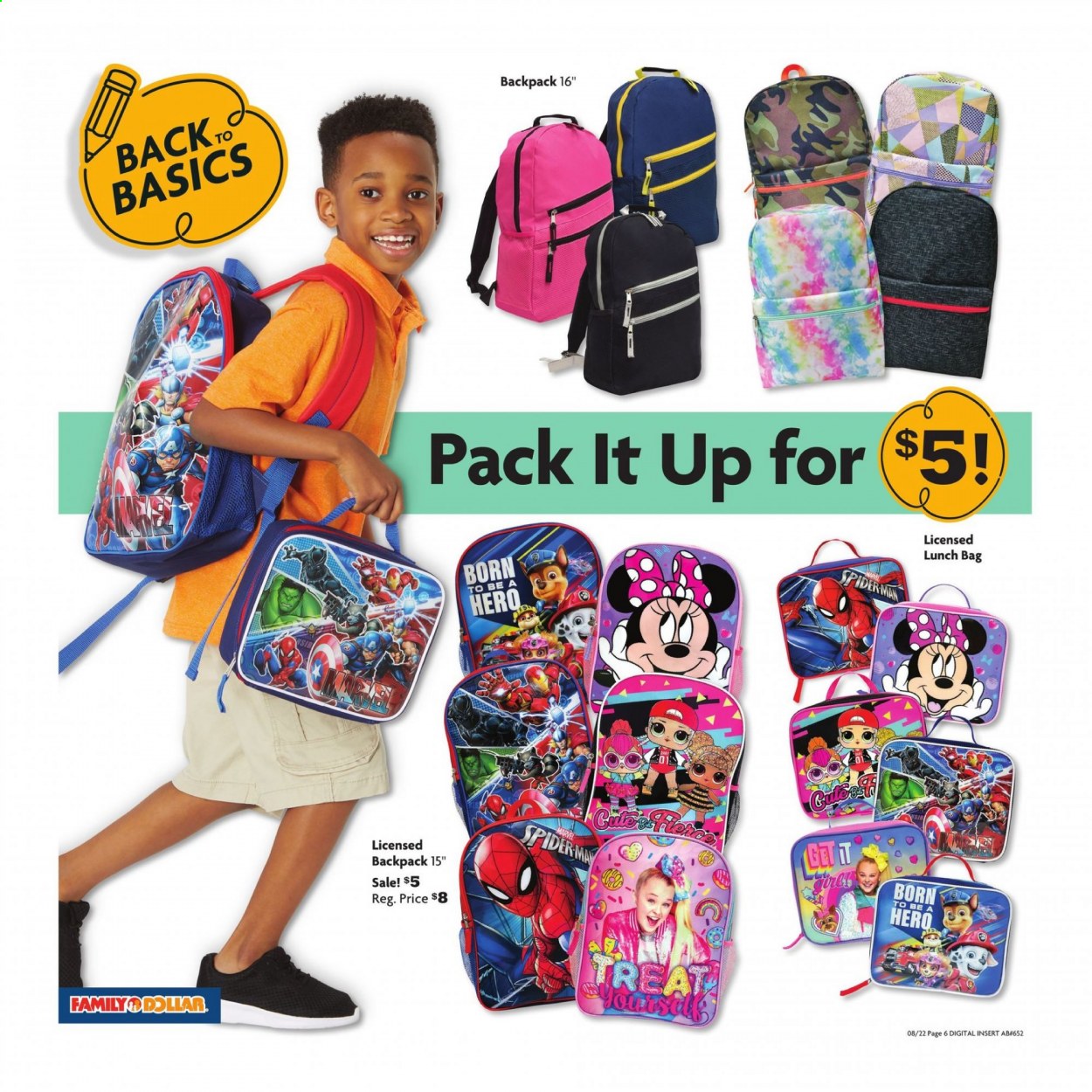 Family Dollar ad - 08/22/2021 - 08/28/2021. Page 2