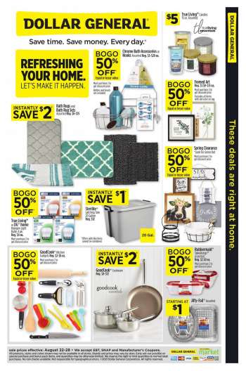 Dollar General Flyer - 08.22.2021 - 08.28.2021.