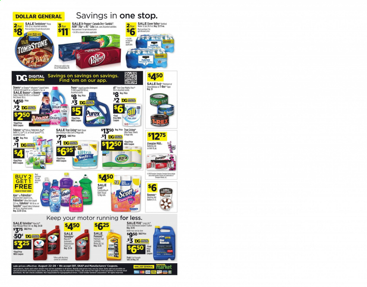 Dollar General ad - 08/22/2021 - 08/28/2021. Page 2