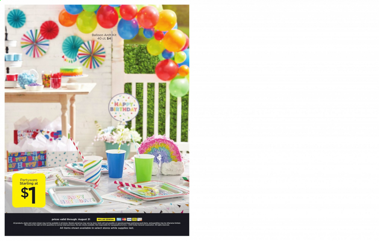 Dollar General ad - 06/27/2021 - 08/31/2021. Page 11
