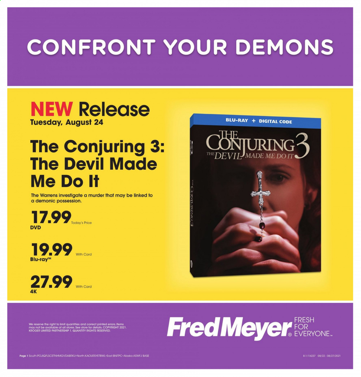Fred Meyer ad - 08/24/2021 - 08/27/2021. Page 1